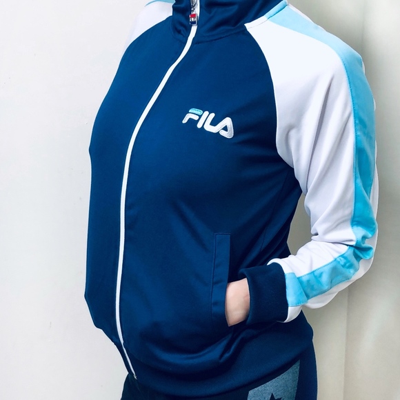 Fila Zip Up Tracksuit  With Contrast Details Sz. S - Picture 5 of 8
